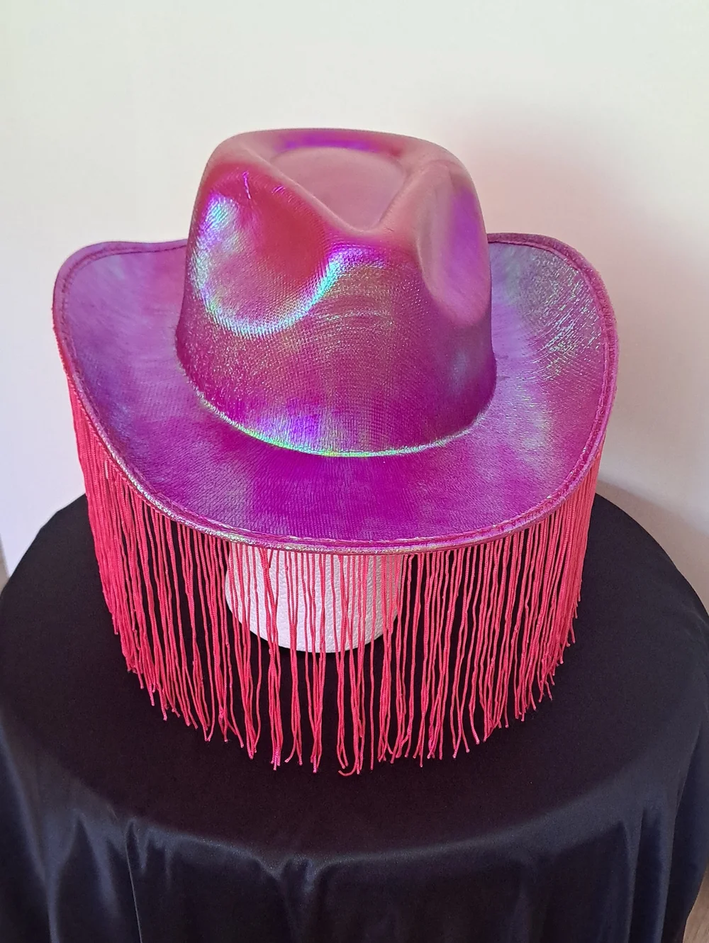 Shiny Western  Cowboy Hat with Fringe